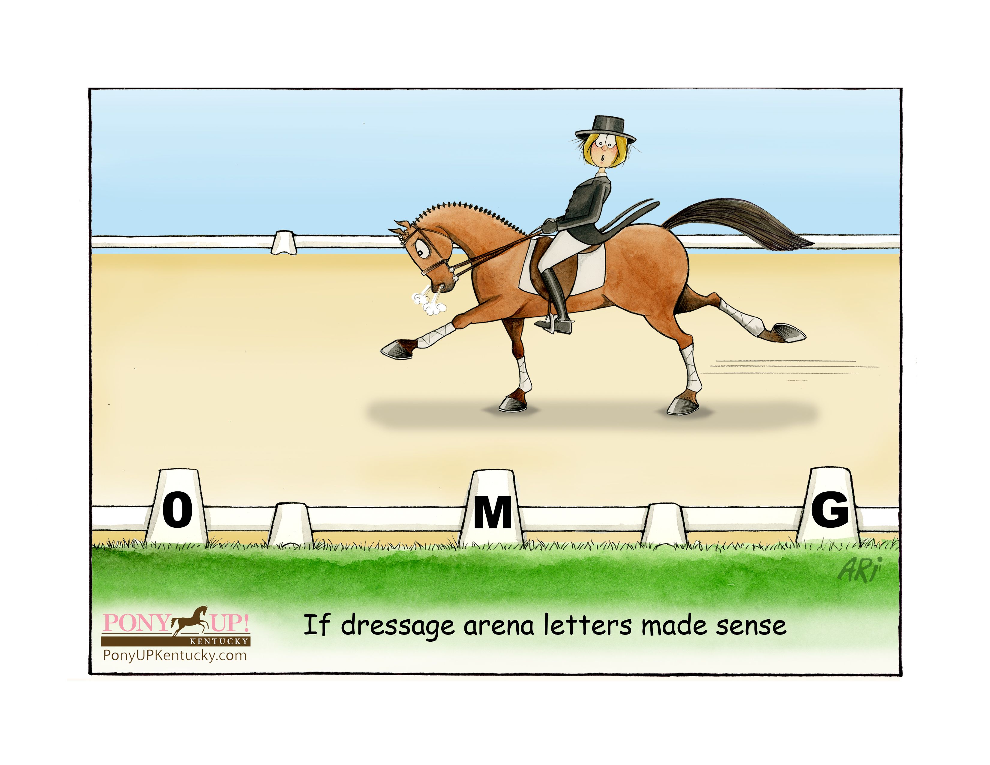 If Dressage Letters Made Sense